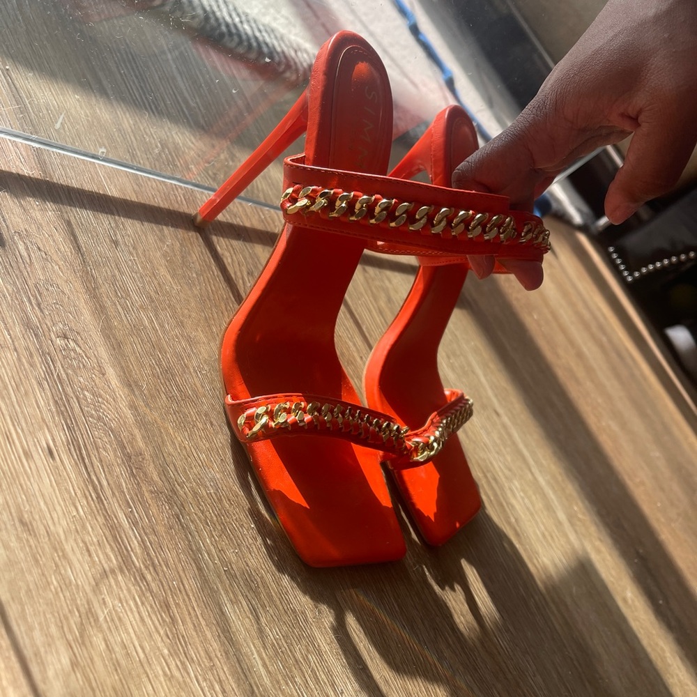 Orange Simi London Sandals